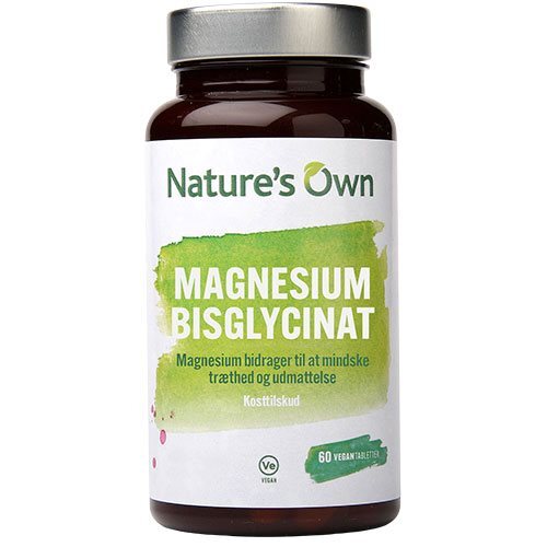 Nature´s Own Magnesium Bisglycinat - 60 kapsler