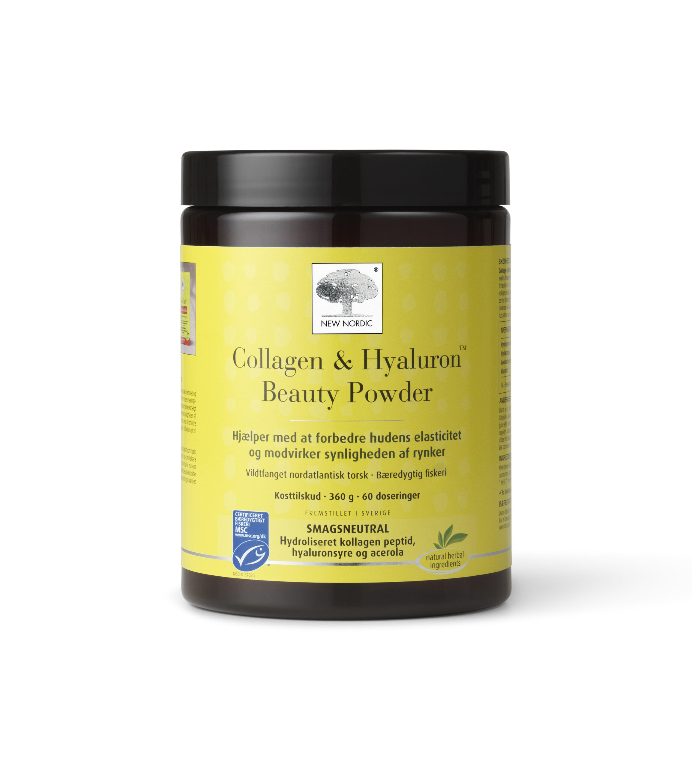 New Nordic Collagen & Hyaluron Beauty Powder 360g - 3 for 837,-
