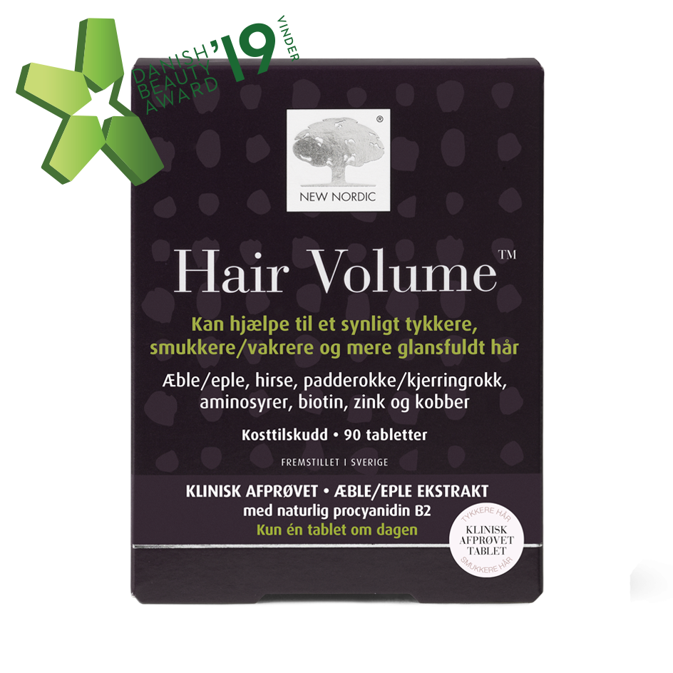 New Nordic Hair Volume 90 tabl. - 2 for 699,-
