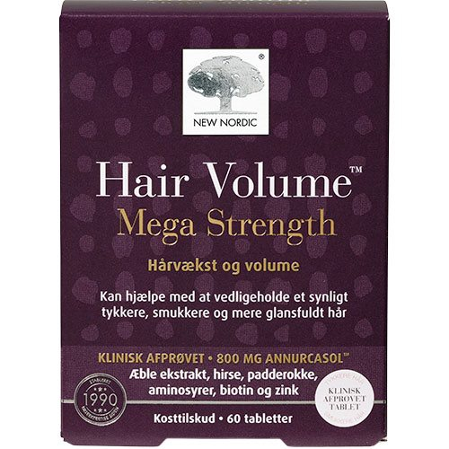 New Nordic Hair Volume Mega Strength 60 tabl.