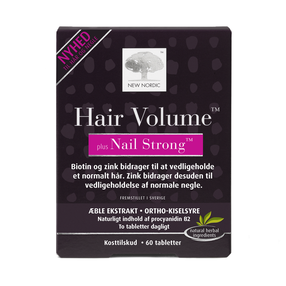 New Nordic Hair Volume plus Nail Strong 60 tabl.