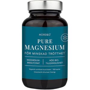 Nordbo Pure Magnesium - 180 kapsler