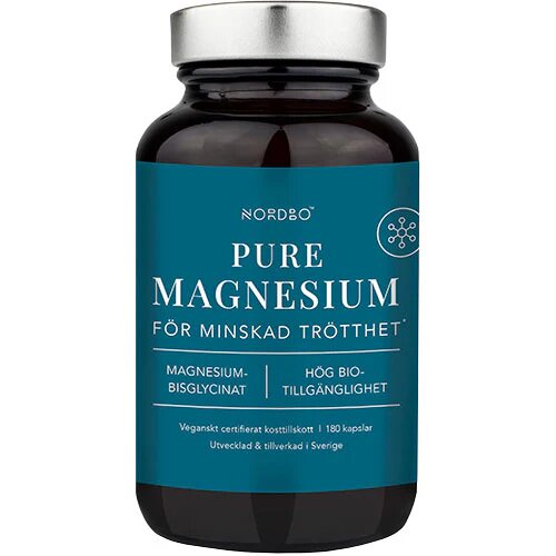 Nordbo Pure Magnesium - 180 kapsler