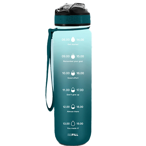 Nupo Motivations Vandflaske Blå (1000 ml)