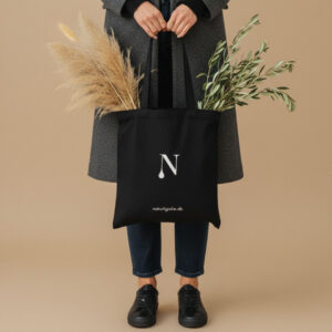 Økologisk Tote bag - Sort Naturligolie