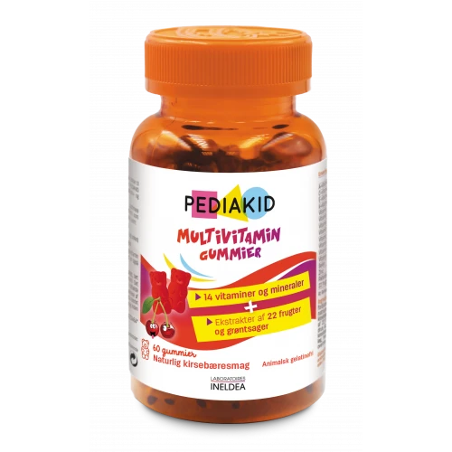 PEDIAKID Multivitamin, Kosttilskud i form af gummies, 60stk.