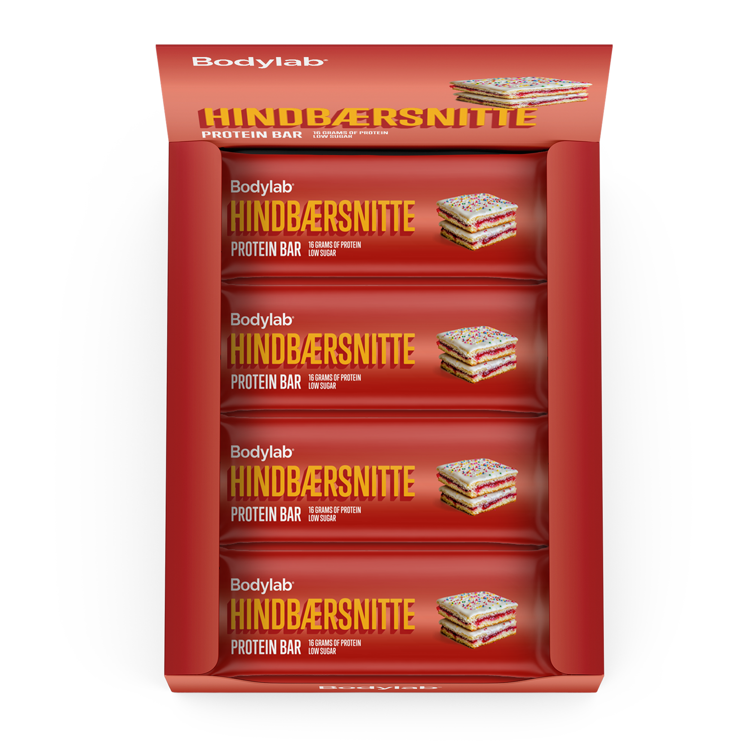 Protein Bar (12 x 55 g) - Hindbærsnitte