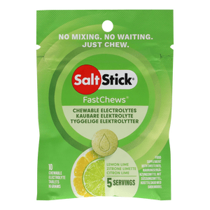 SaltStick Electrolyte Fastchews Lemon-Lime - 10 stk.