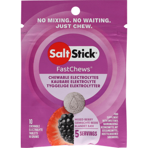 SaltStick Electrolyte Fastchews Mixed Berry - 10 stk.