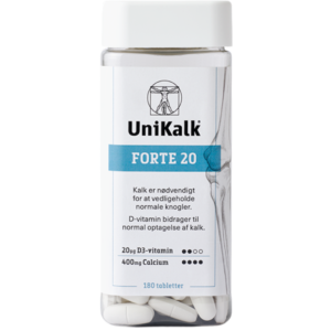 Unikalk Forte 20 (180 stk)